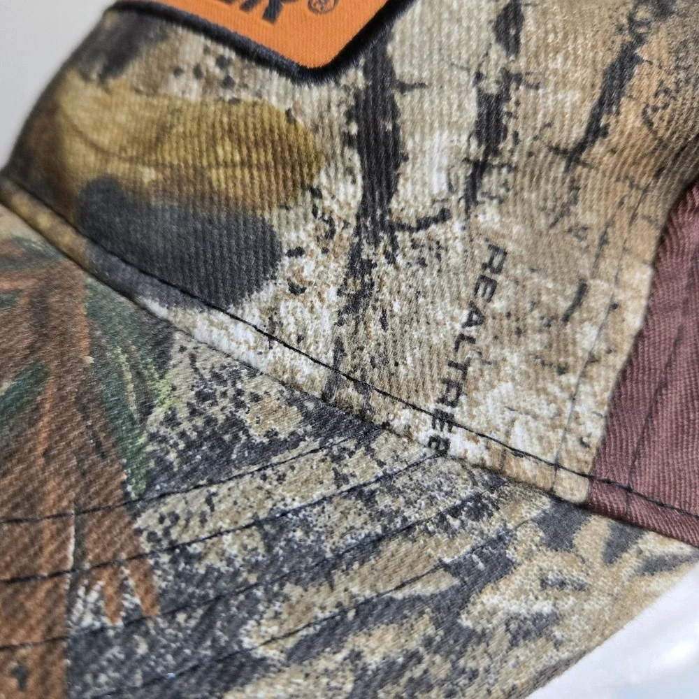 Buck Commander Hat Cap Mens Brown Camo Strapback Embroidered Logo‎